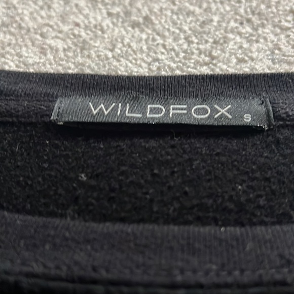 Wildfox black crew neck size small - Picture 3 of 4